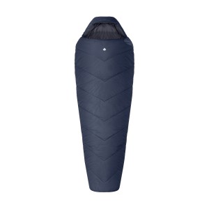 Śpiwór Alpinus Fiber Pro 1100 dla praworęcznych, szary