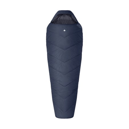 Śpiwór Alpinus Fiber Pro 1100 dla praworęcznych, szary