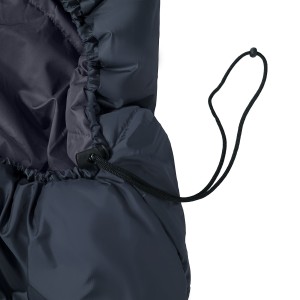 Śpiwór Alpinus Fiber Pro 1100 dla praworęcznych, szary