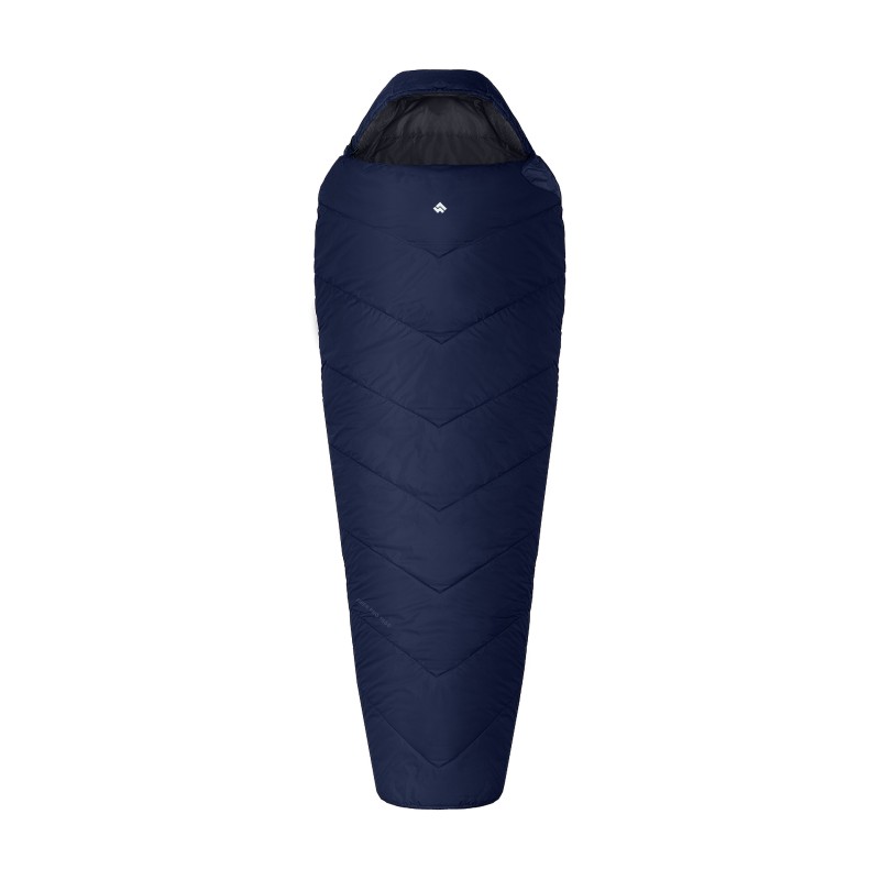 Śpiwór Alpinus Fiber Pro 1500 dla praworęcznych, granatowy