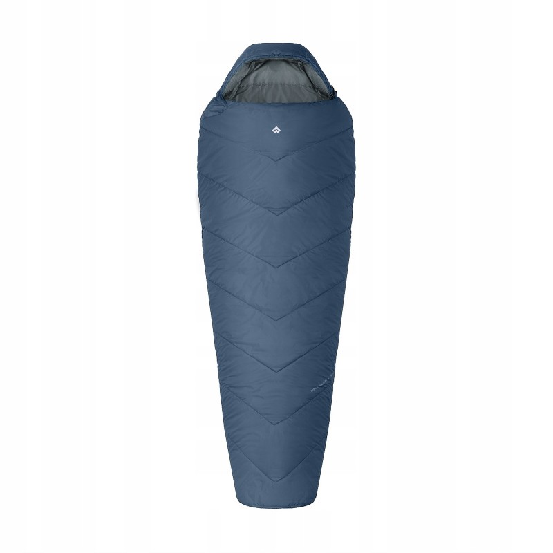 Śpiwór Alpinus Fiber Pro WS 1300 dla leworęcznych, szałwiowy