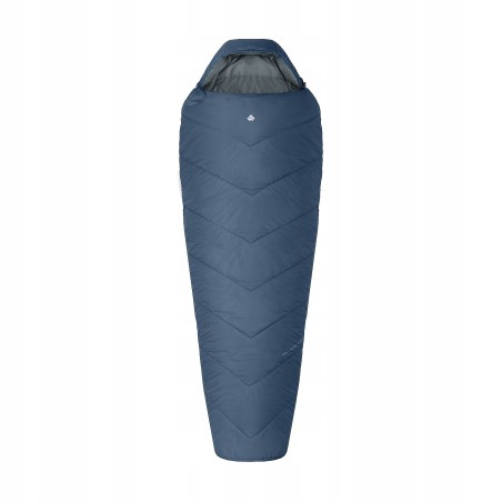 Śpiwór Alpinus Fiber Pro WS 1300 dla leworęcznych, szałwiowy
