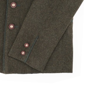 Marynarka wełniana OS-Trachten Bavarian Jacket - olive green