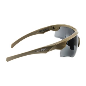 Okulary taktyczne Wiley X Rogue Comm grey / clear / light rust, jasnobrązowe oprawki