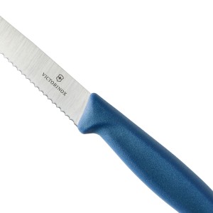 Nóż do steków i pizzy Victorinox Swiss Classic 6.7232.C1 ząbkowany niebieski