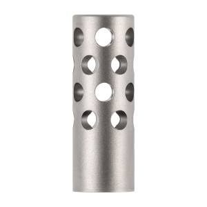 Kompensator Bergara kal. 30" 5/8x24 UNEF fi 19,1mm nierdzewny szary