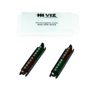 Muszka światłowodowa HIVIZ Two-In-One obustronna do strzelby na szynę 9 do 11,1mm magnetyczna