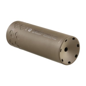 Tłumik do broni BK Precise DEAF45 COMPACT QD Taplock 3GUN 1/2x28 UNEF z hamulcem Magpul FDE