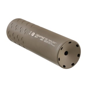 Tłumik do broni BK Precise DEAF45 QD Taplock 3GUN 1/2x28 UNEF z hamulcem Magpul FDE