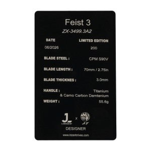 Nóż składany Kizer Feist 3 ZX-3499.3A2