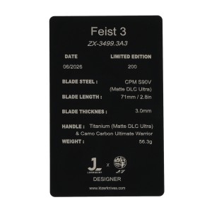 Nóż składany Kizer Feist 3 ZX-3499.3A3