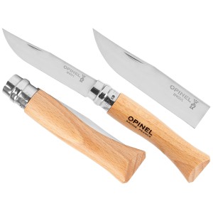 Nóż składany Opinel 7 inox buk