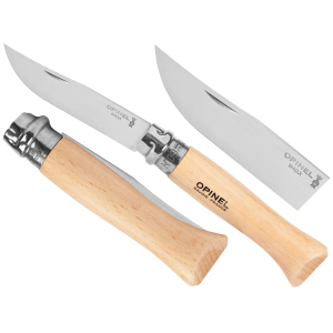 Nóż składany Opinel 9 inox buk