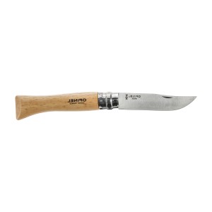 Nóż składany Opinel 9 inox buk w blistrze