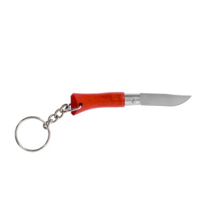 Nóż składany Opinel Colorama 02 brelok inox grab pomarańczowy
