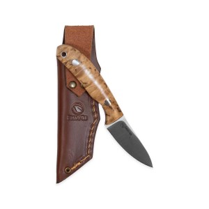 Nóż Casström Safari Mini Hunter Stab. Curly Birch