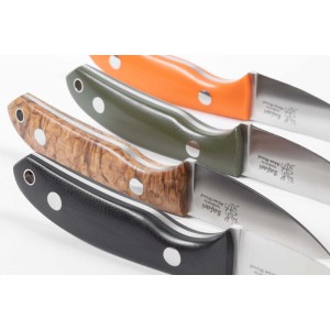 Nóż Casström Safari Mini Hunter Stab. Curly Birch