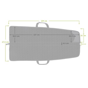 Futerał na broń Beretta Boar Rifle Case 129 cm czarny