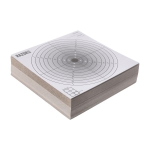 Komplet 100 x tarcza strzelecka RGun 14x14 czarny środek