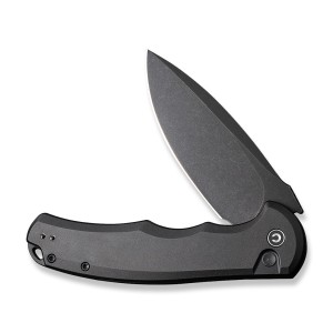 Nóż CIVIVI Button Lock Praxis Aluminum All Black