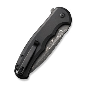 Nóż CIVIVI Button Lock Praxis Alu Black Damast
