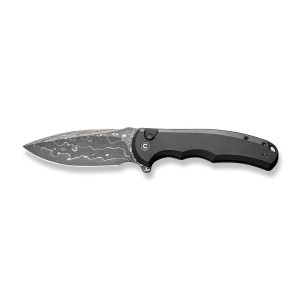 Nóż CIVIVI Button Lock Praxis Alu Black Damast