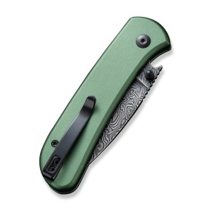 Nóż CIVIVI Qubit Damast Aluminum Green C22030E-DS1