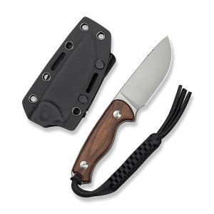 Nóż CIVIVI Fixed Timberbark 14C28N Guibourtia