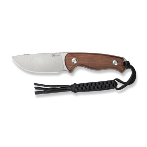 Nóż CIVIVI Fixed Timberbark 14C28N Guibourtia