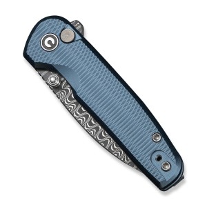 Nóż CIVIVI Mini Shakan Damascus Blue Aluminum