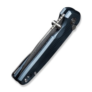 Nóż CIVIVI Mini Shakan Damascus Blue Aluminum