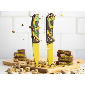 Nóż Böker Plus AKS 74 Dubai Chocolate Automatik D2