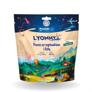 LYOMMY Puree ze szpinakiem i fetą 500g