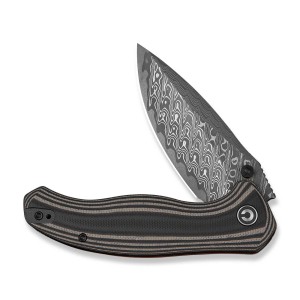Nóż CIVIVI Vyrent Damast Black T&O G10