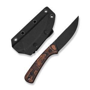 Nóż Civivi Carveth Fixed AEB-L Orange & Black G10