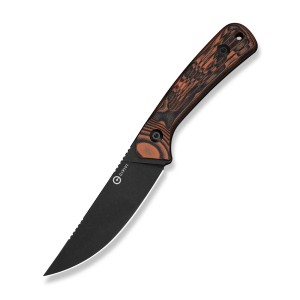 Nóż Civivi Carveth Fixed AEB-L Orange & Black G10