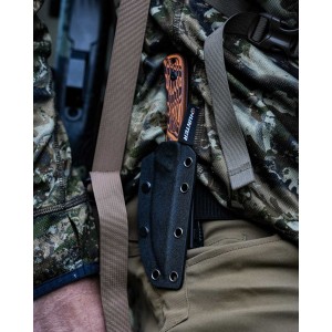 Nóż Civivi Carveth Fixed AEB-L Orange & Black G10