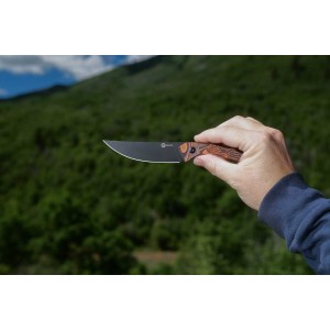 Nóż Civivi Carveth Fixed AEB-L Orange & Black G10