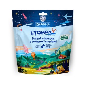 LYOMMY Owsianka chałwowa z daktylami i orzechami 3