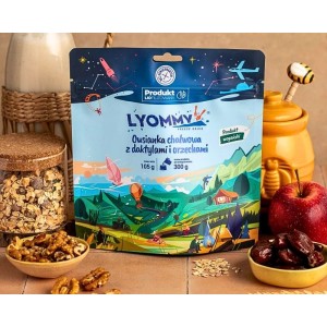 LYOMMY Owsianka chałwowa z daktylami i orzechami 3