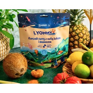 LYOMMY Kurczak curry z nutą kokosa i ananasem 500g