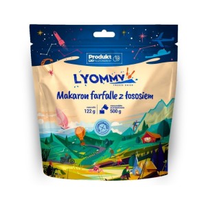 LYOMMY Makaron farfalle z łososiem 500g