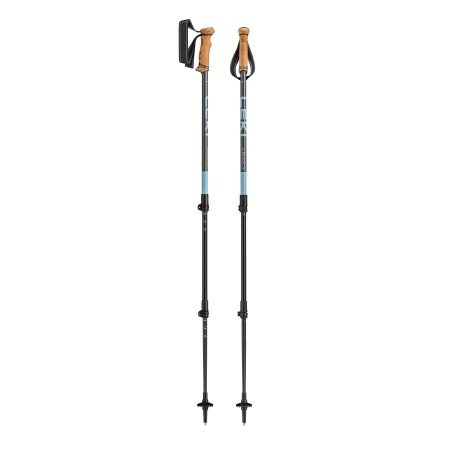 Kije trekkingowe LEKI Legacy 100-145 cm - white-anthracite
