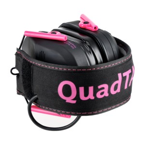 Ochronniki słuchu aktywne RealHunter Active ProSHOT QuadTAC devil pink