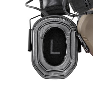 Ochronniki słuchu aktywne RealHunter Active ProSHOT QuadTAC FDE