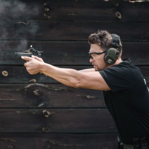 Ochronniki słuchu aktywne RealHunter Active ProSHOT QuadTAC oliwkowe