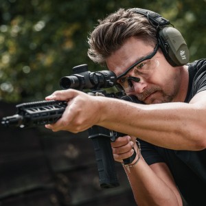 Ochronniki słuchu aktywne RealHunter Active ProSHOT QuadTAC oliwkowe