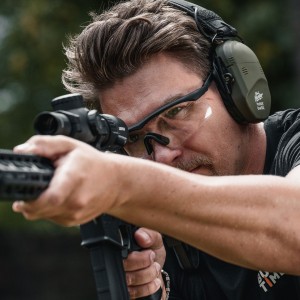 Ochronniki słuchu aktywne RealHunter Active ProSHOT QuadTAC oliwkowe