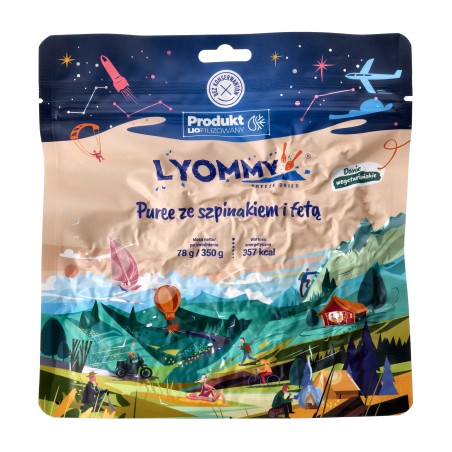 Puree Lyommy ze szpinakiem i fetą 350 g