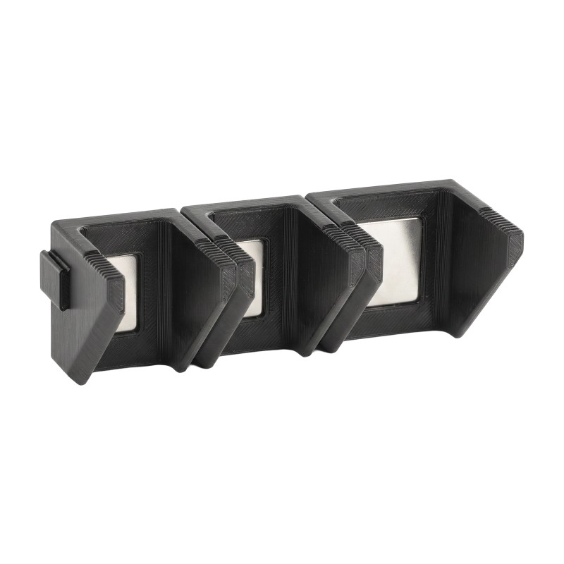 Uchwyt magnetyczny Manufaktura Plastiku na pistolet MHS - zestaw - czarny